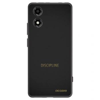 Picasee fekete szilikon tok az alábbi mobiltelefonokra Motorola Moto E14 - Discipline