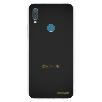 Picasee átlátszó szilikon tok az alábbi mobiltelefonokra Huawei Y6 2019 - Discipline