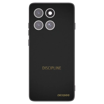 Picasee fekete szilikon tok az alábbi mobiltelefonokra Motorola Edge 60 Fusion - Discipline