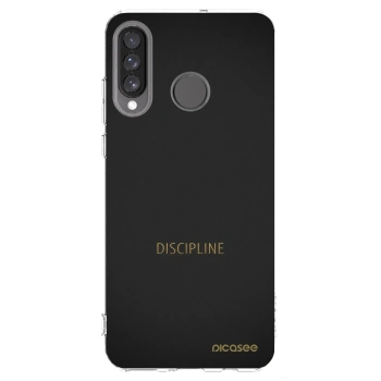 Picasee átlátszó szilikon tok az alábbi mobiltelefonokra Huawei P30 Lite - Discipline