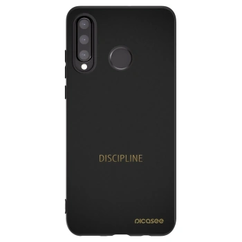 Picasee fekete szilikon tok az alábbi mobiltelefonokra Huawei P30 Lite - Discipline
