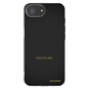 Picasee átlátszó szilikon tok az alábbi mobiltelefonokra Apple iPhone 17e - Discipline