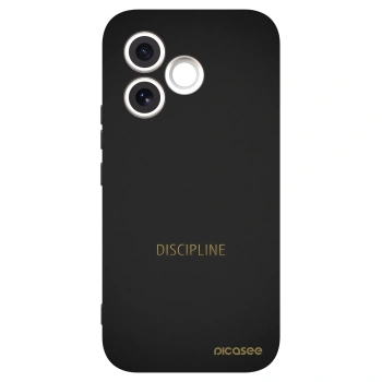 Picasee fekete szilikon tok az alábbi mobiltelefonokra Honor 600 Lite - Discipline