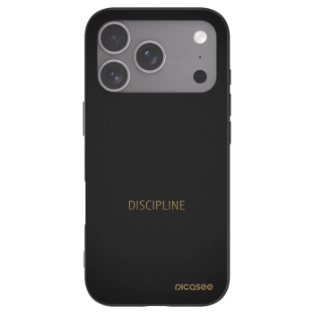 Picasee fekete szilikon tok az alábbi mobiltelefonokra Apple iPhone 18 Pro - Discipline