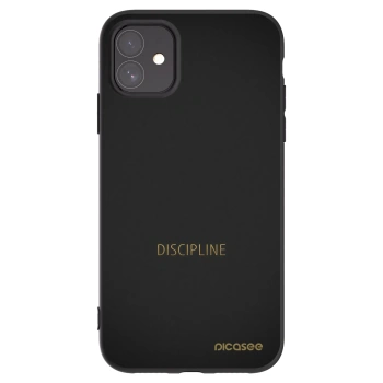 Picasee fekete szilikon tok az alábbi mobiltelefonokra Apple iPhone 11 - Discipline
