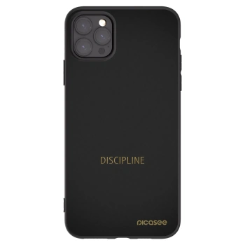 Picasee fekete szilikon tok az alábbi mobiltelefonokra Apple iPhone 11 Pro Max - Discipline