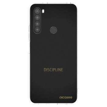 Picasee átlátszó szilikon tok az alábbi mobiltelefonokra Xiaomi Redmi Note 8 - Discipline