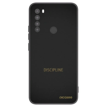Picasee fekete szilikon tok az alábbi mobiltelefonokra Xiaomi Redmi Note 8 - Discipline