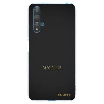 Picasee átlátszó szilikon tok az alábbi mobiltelefonokra Huawei Nova 5T - Discipline