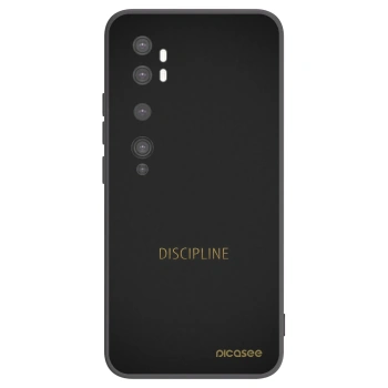 Picasee fekete szilikon tok az alábbi mobiltelefonokra Xiaomi Mi Note 10 (Pro) - Discipline