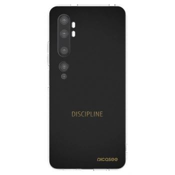 Picasee átlátszó szilikon tok az alábbi mobiltelefonokra Xiaomi Mi Note 10 (Pro) - Discipline