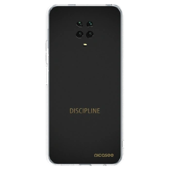 Picasee átlátszó szilikon tok az alábbi mobiltelefonokra Xiaomi Redmi Note 9 Pro - Discipline