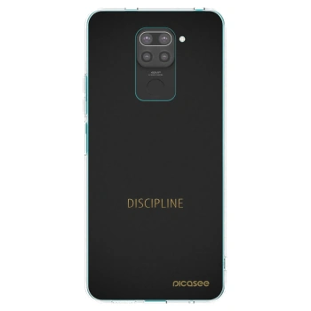 Picasee fekete szilikon tok az alábbi mobiltelefonokra Xiaomi Redmi Note 9 - Discipline