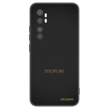 Picasee fekete szilikon tok az alábbi mobiltelefonokra Xiaomi Mi Note 10 Lite - Discipline