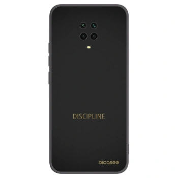 Picasee fekete szilikon tok az alábbi mobiltelefonokra Xiaomi Redmi Note 9S - Discipline