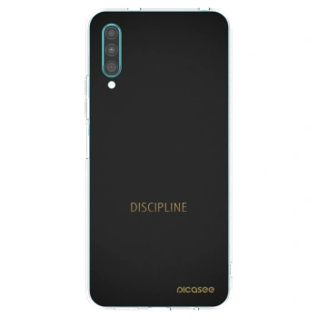 Picasee átlátszó szilikon tok az alábbi mobiltelefonokra Samsung Galaxy A30s A307F - Discipline