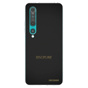 Picasee átlátszó szilikon tok az alábbi mobiltelefonokra Xiaomi Mi 10 - Discipline