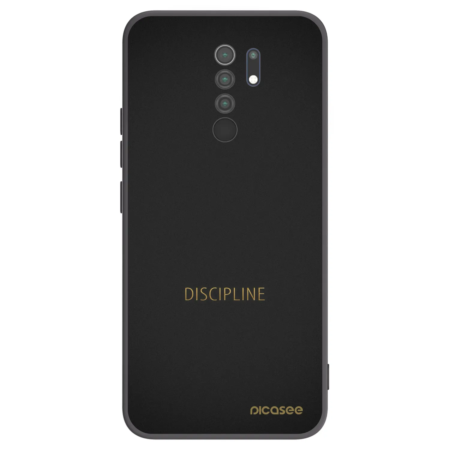 Picasee fekete szilikon tok az alábbi mobiltelefonokra Xiaomi Redmi 9 - Discipline