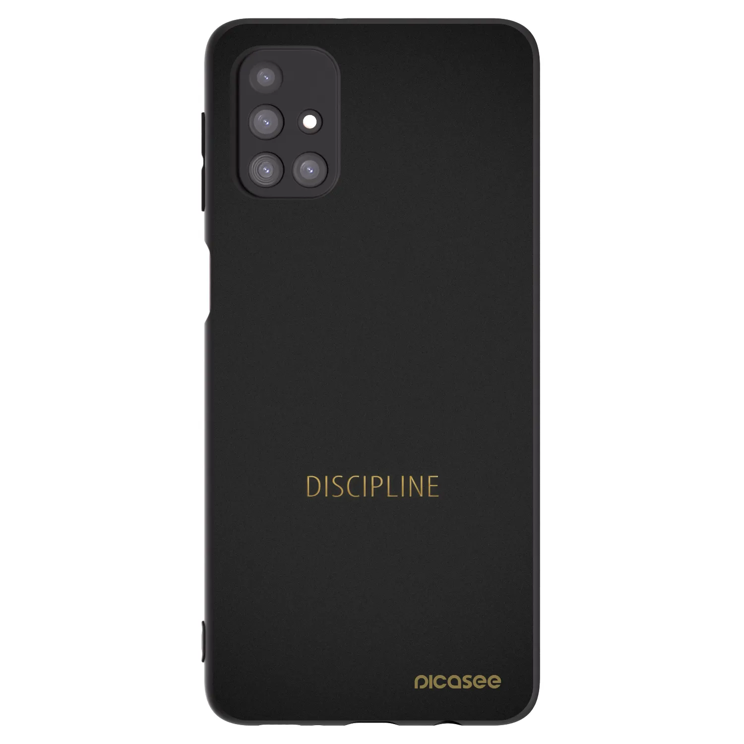 Picasee fekete szilikon tok az alábbi mobiltelefonokra Samsung Galaxy M31s - Discipline