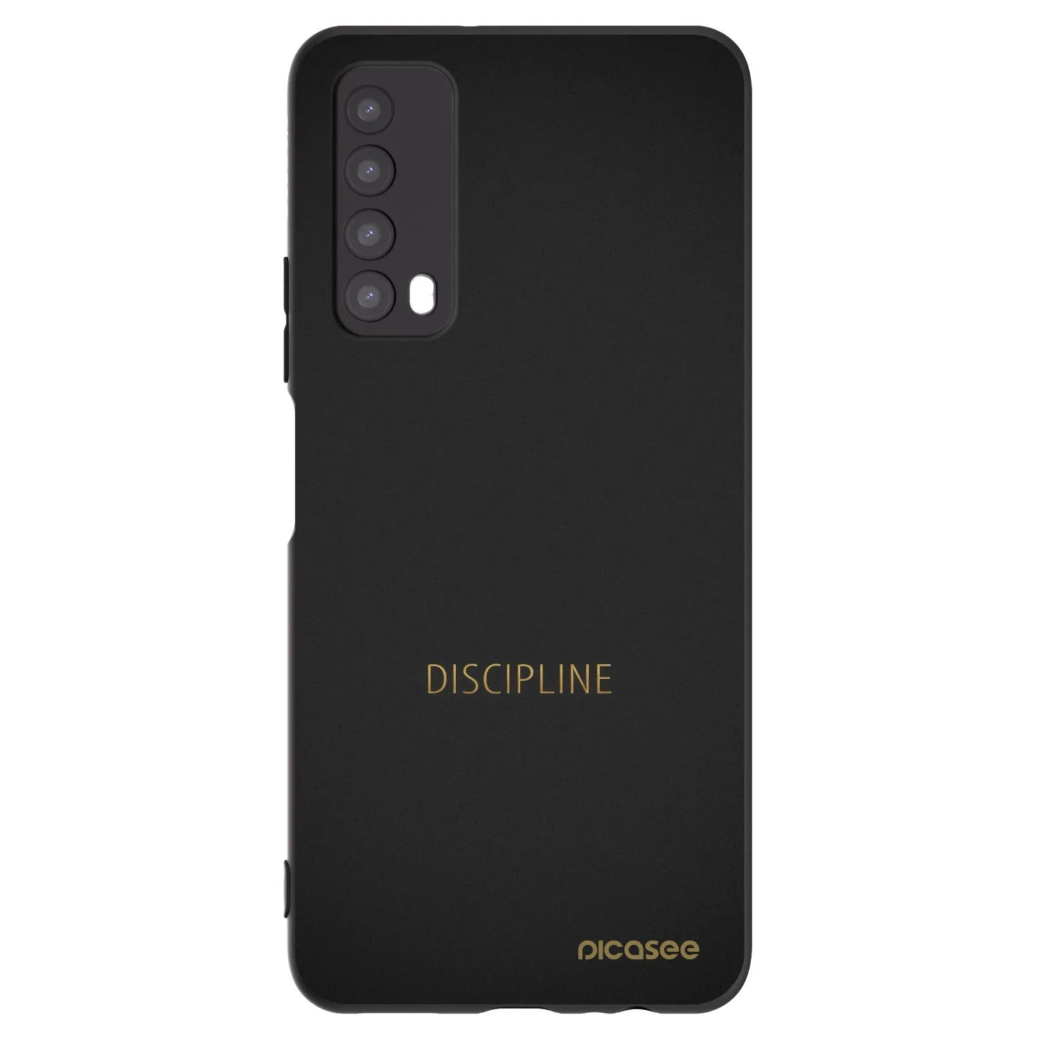 Picasee fekete szilikon tok az alábbi mobiltelefonokra Huawei P Smart 2021 - Discipline