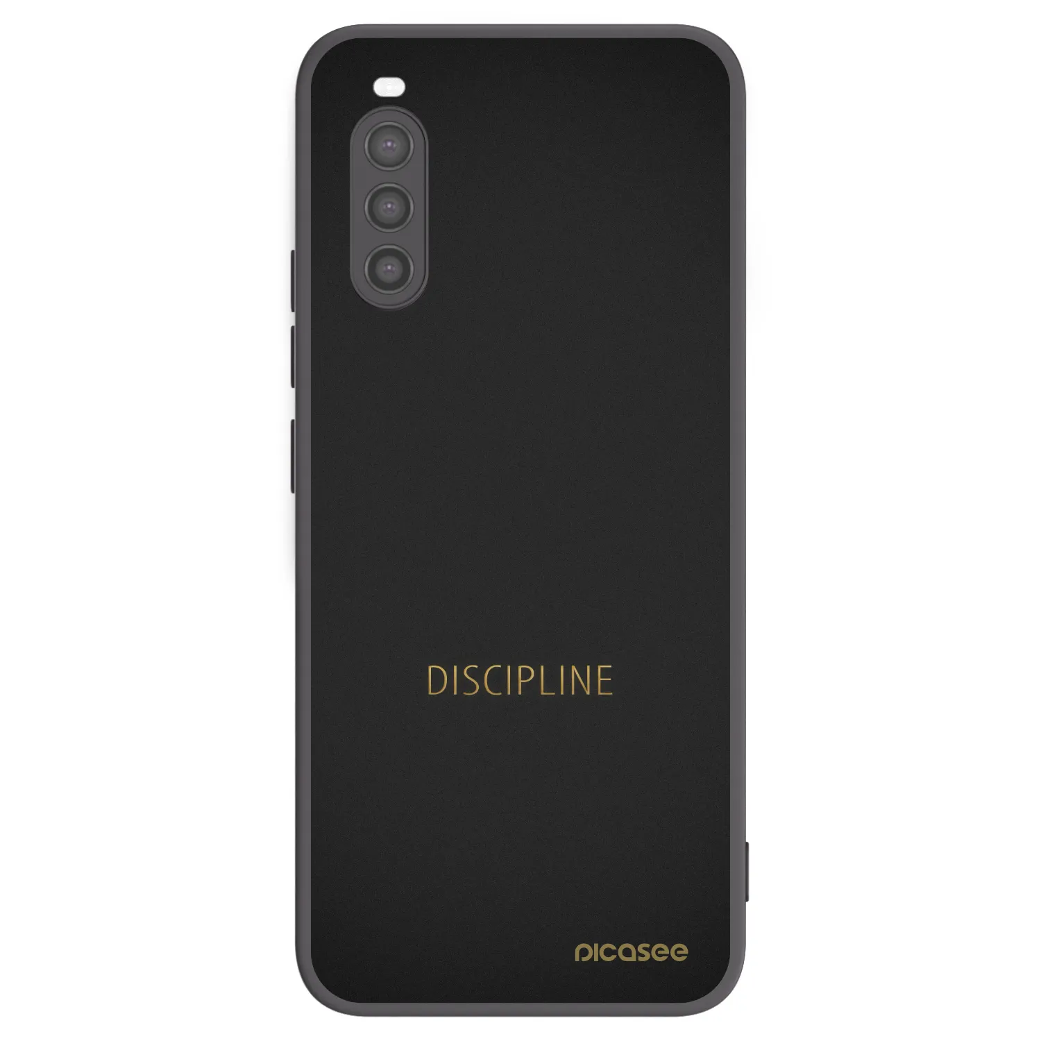 Picasee fekete szilikon tok az alábbi mobiltelefonokra Sony Xperia 10 II - Discipline