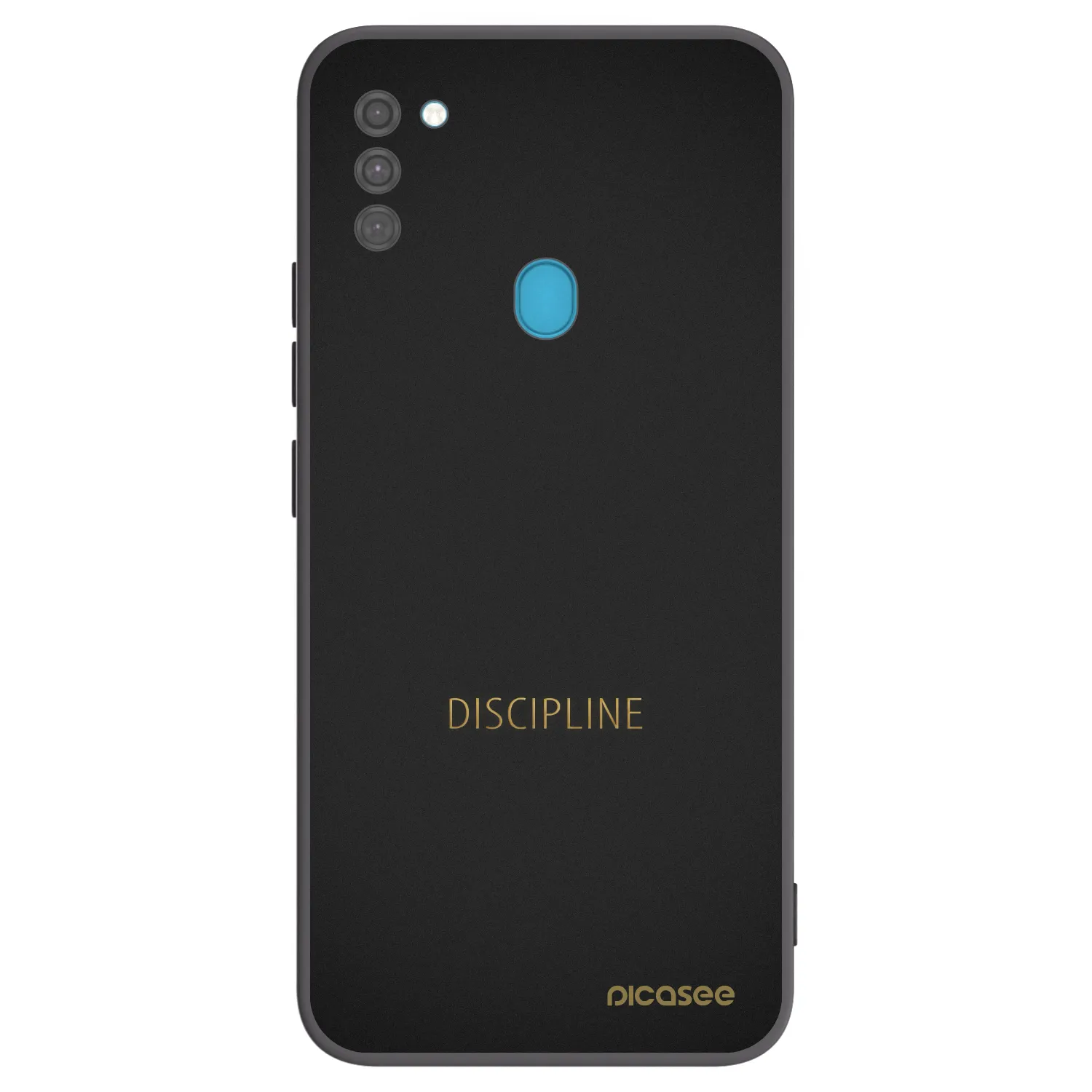 Picasee fekete szilikon tok az alábbi mobiltelefonokra Samsung Galaxy M11 - Discipline