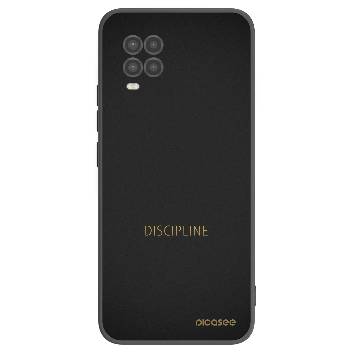 Picasee fekete szilikon tok az alábbi mobiltelefonokra Xiaomi Mi 10 Lite - Discipline