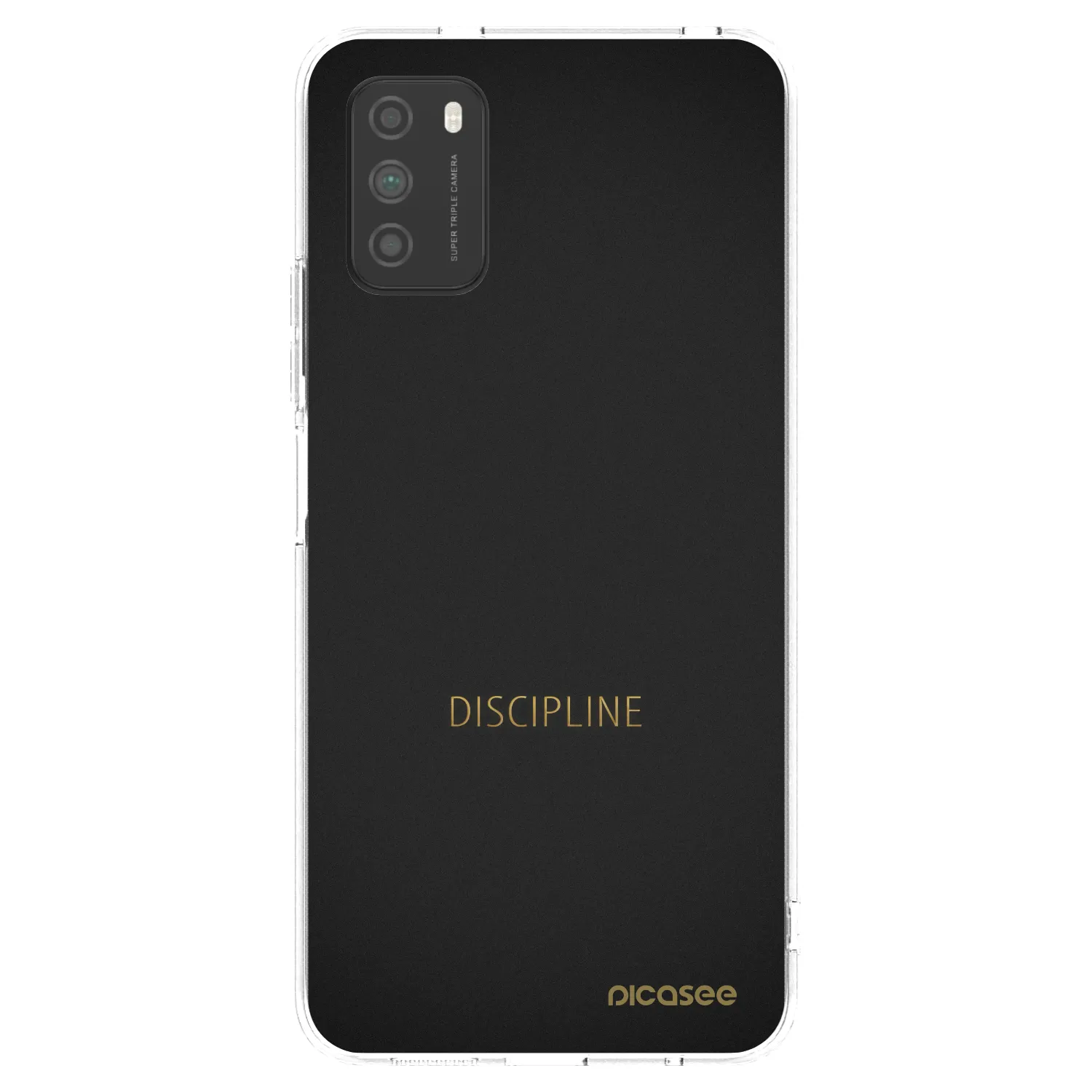 Picasee átlátszó szilikon tok az alábbi mobiltelefonokra Xiaomi Poco M3 - Discipline