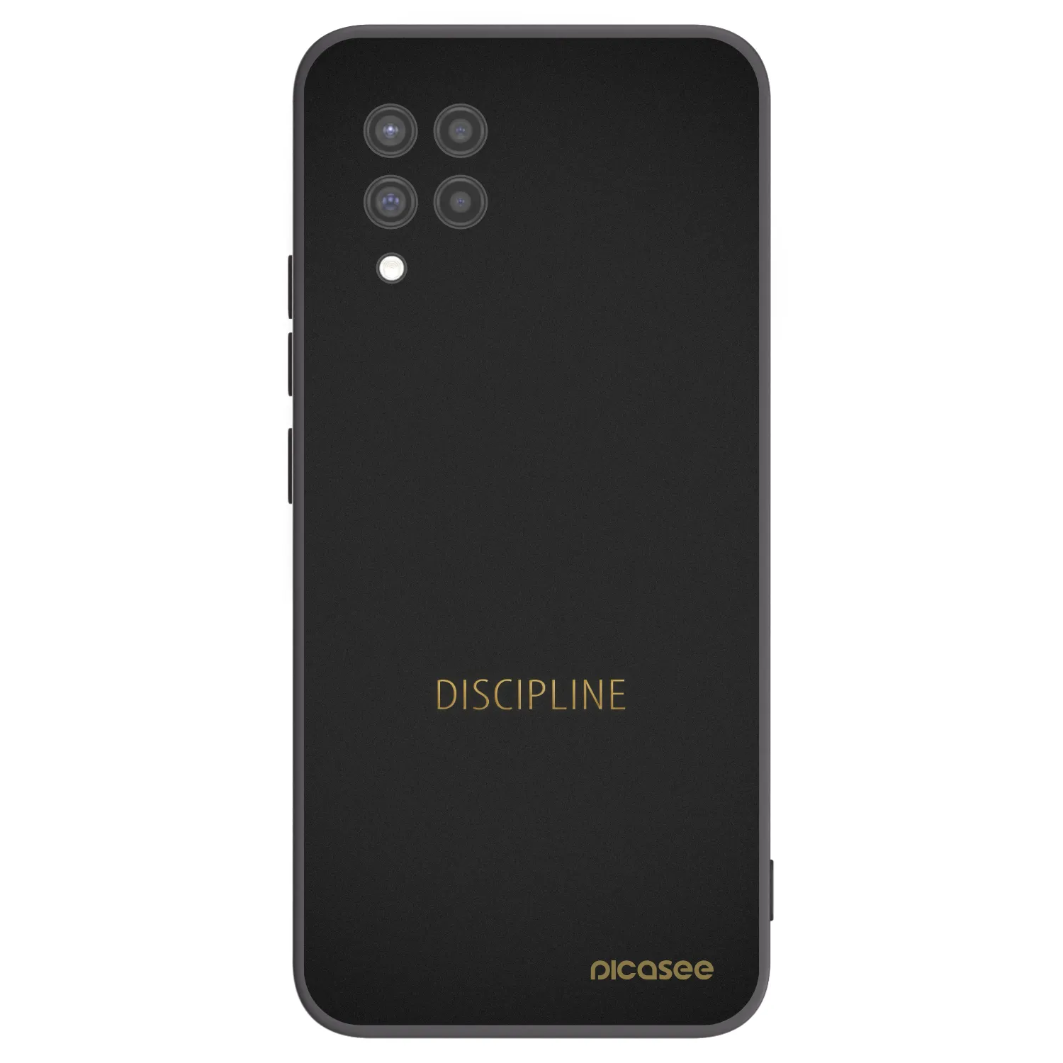 Picasee fekete szilikon tok az alábbi mobiltelefonokra Samsung Galaxy A42 A426B - Discipline