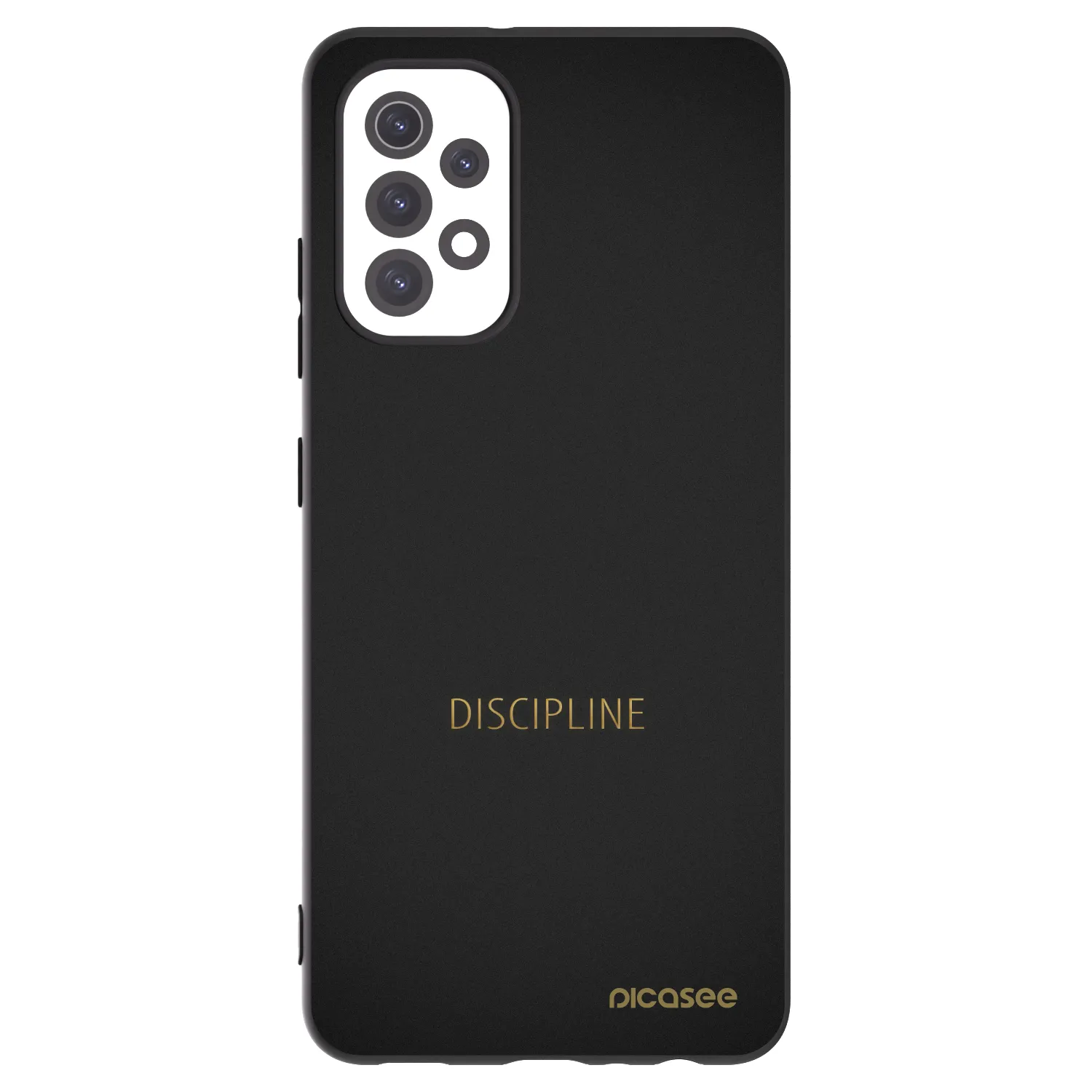 Picasee fekete szilikon tok az alábbi mobiltelefonokra Samsung Galaxy A32 5G A326B - Discipline
