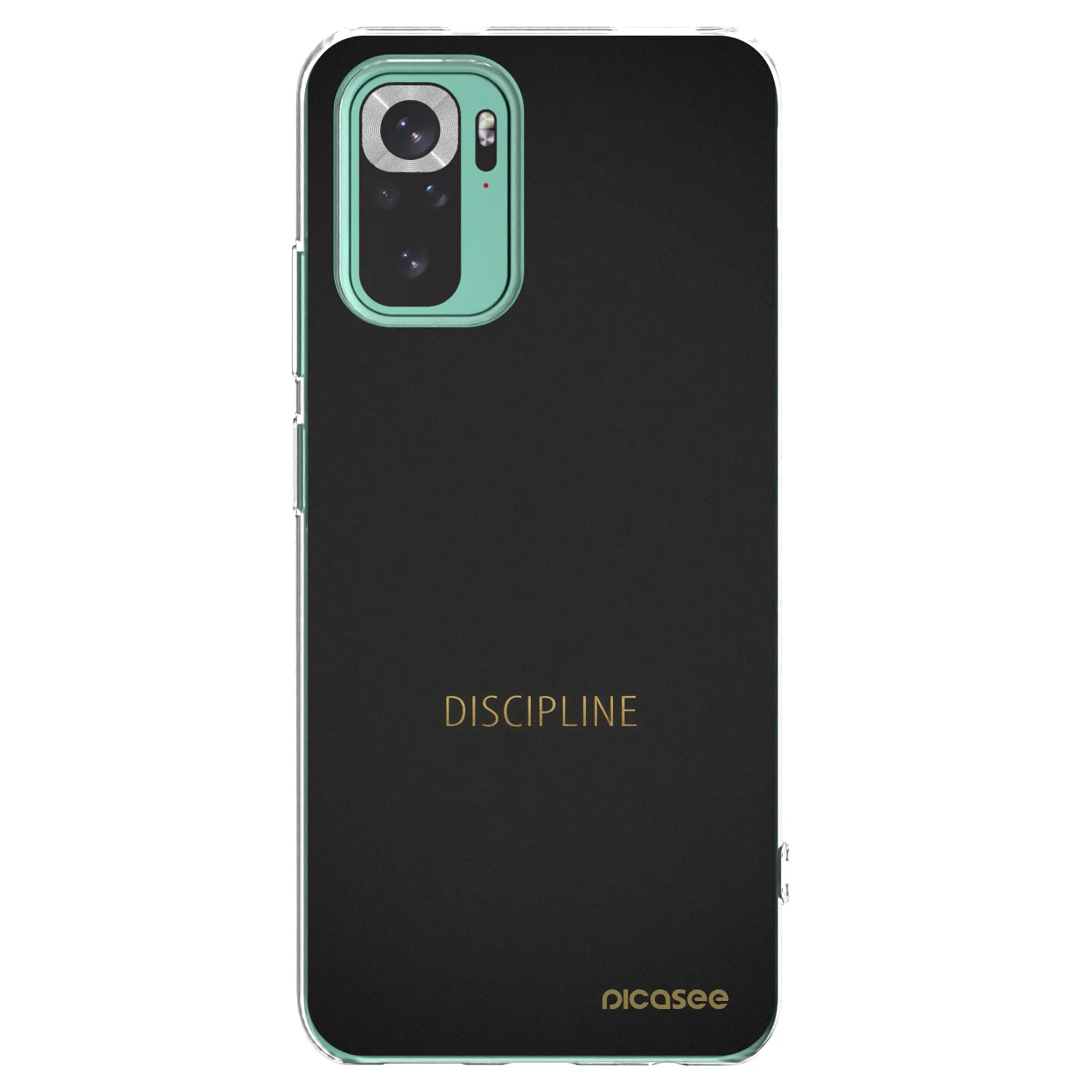 Picasee átlátszó szilikon tok az alábbi mobiltelefonokra Xiaomi Redmi Note 10 Pro - Discipline