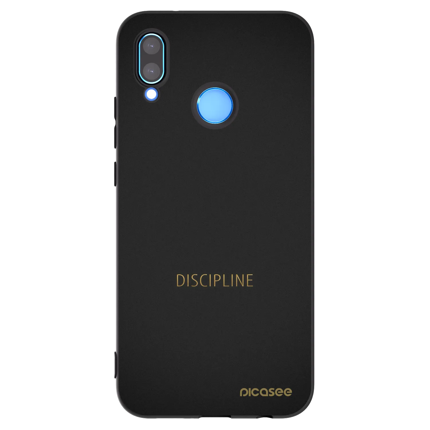Picasee fekete szilikon tok az alábbi mobiltelefonokra Huawei P20 Lite - Discipline