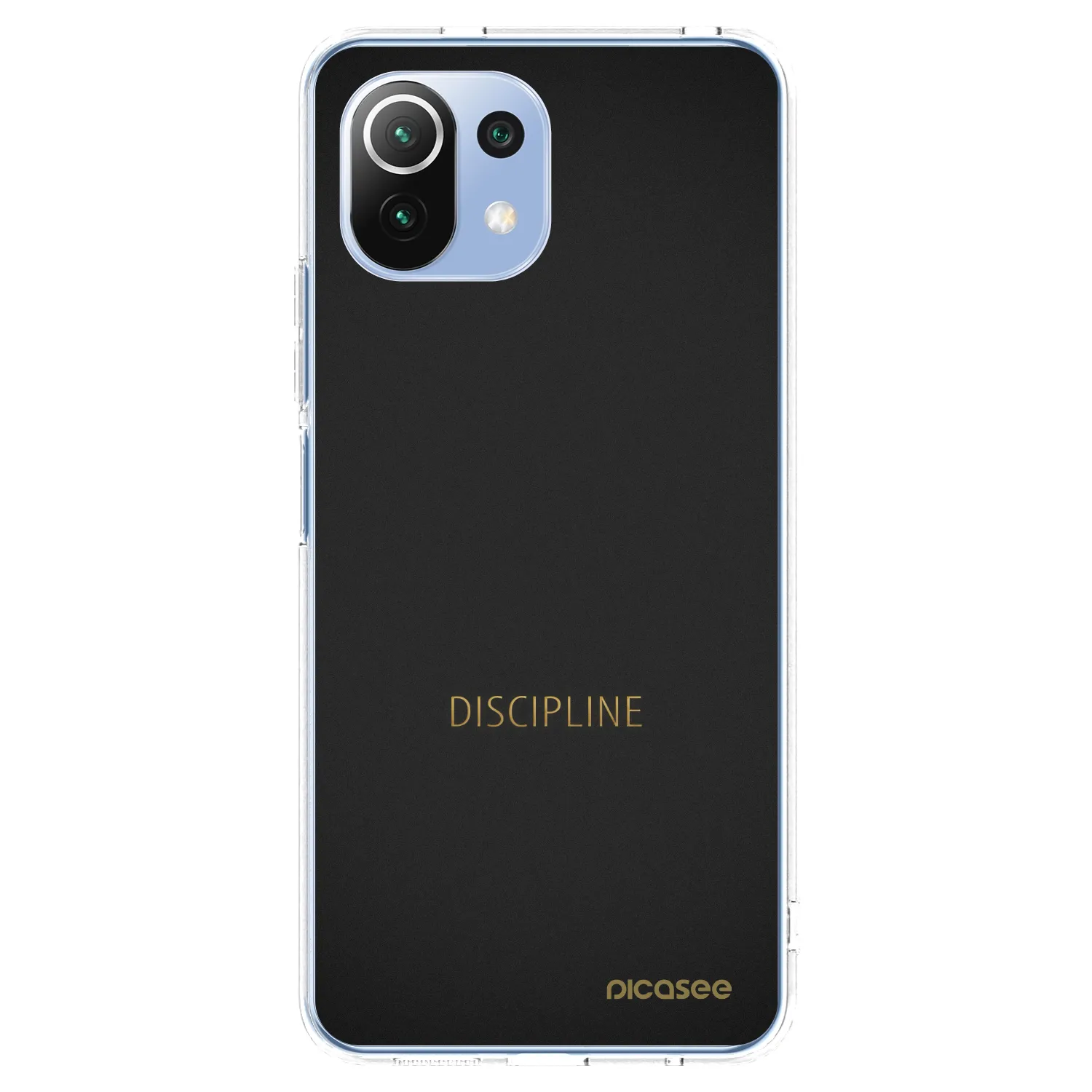 Picasee átlátszó szilikon tok az alábbi mobiltelefonokra Xiaomi Mi 11 Lite - Discipline