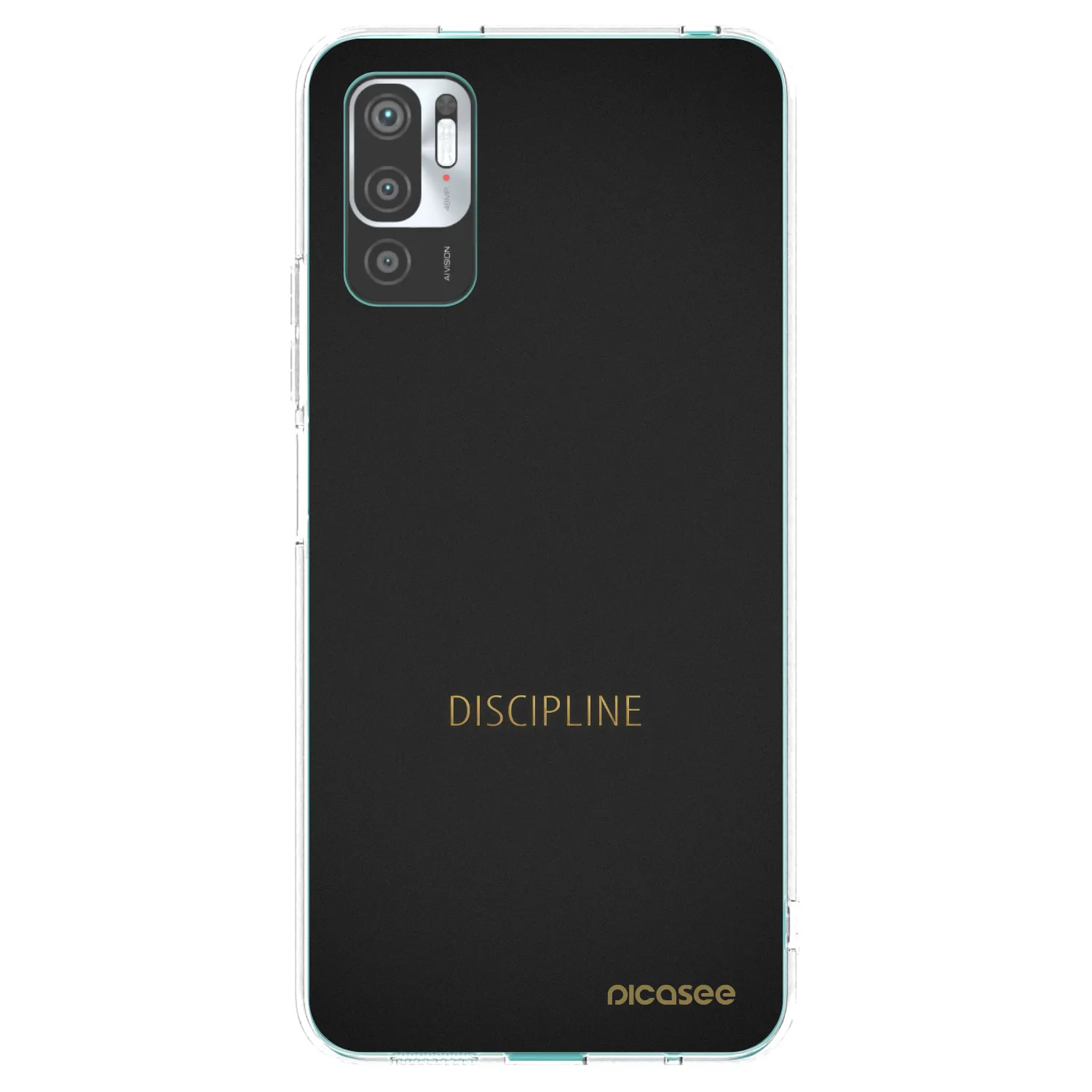 Picasee átlátszó szilikon tok az alábbi mobiltelefonokra Xiaomi Redmi Note 10 5G - Discipline