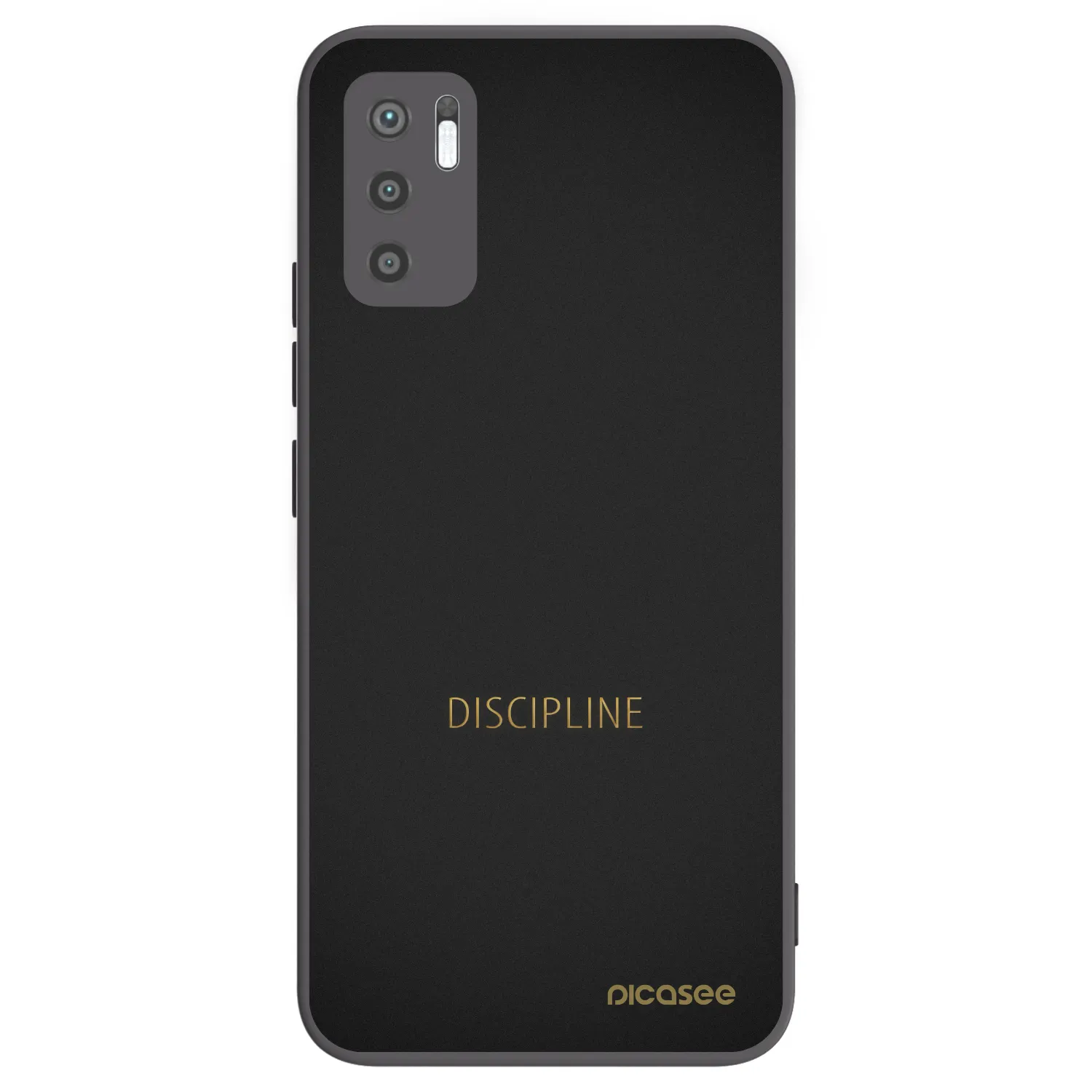 Picasee fekete szilikon tok az alábbi mobiltelefonokra Xiaomi Redmi Note 10 5G - Discipline