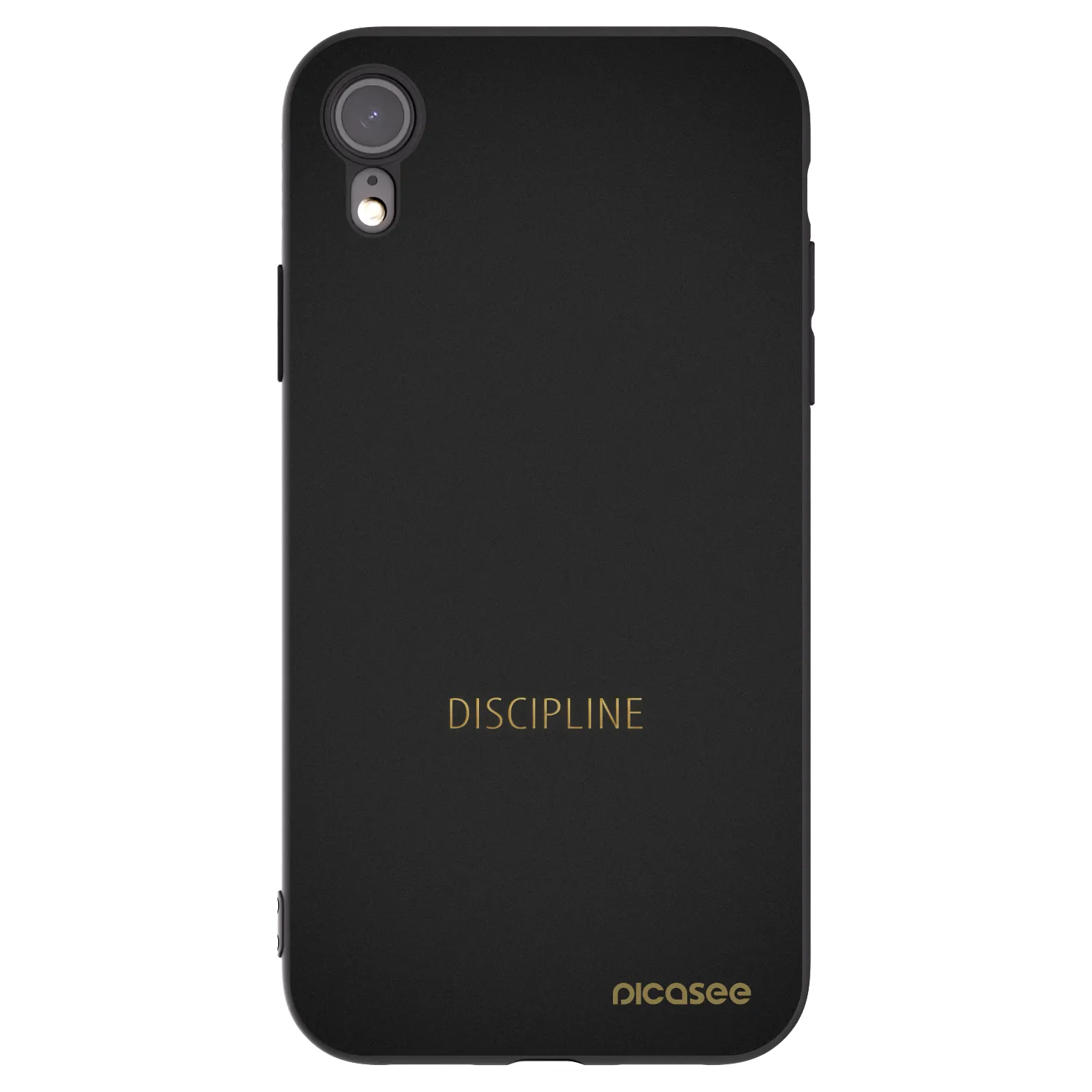 Picasee fekete szilikon tok az alábbi mobiltelefonokra Apple iPhone 6 Plus/6S Plus - Discipline