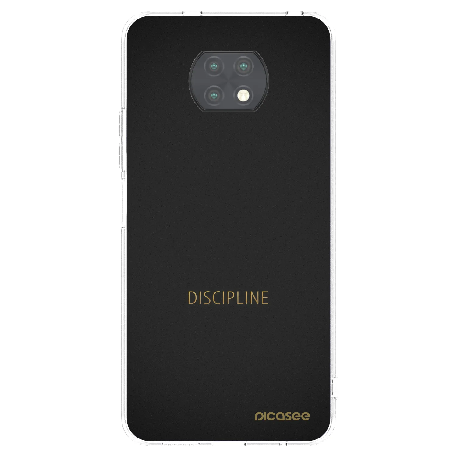 Picasee átlátszó szilikon tok az alábbi mobiltelefonokra Xiaomi Redmi Note 9T - Discipline