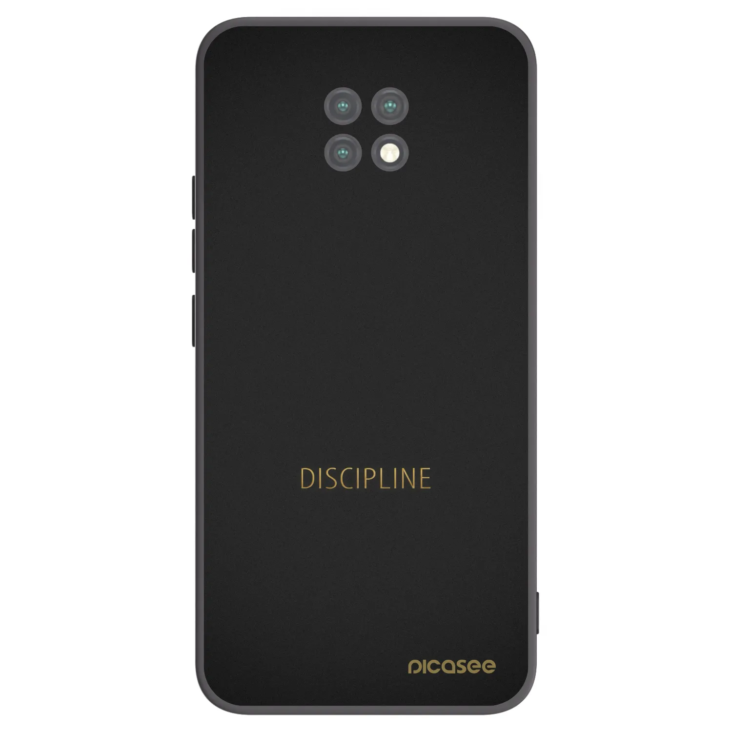 Picasee fekete szilikon tok az alábbi mobiltelefonokra Xiaomi Redmi Note 9T - Discipline