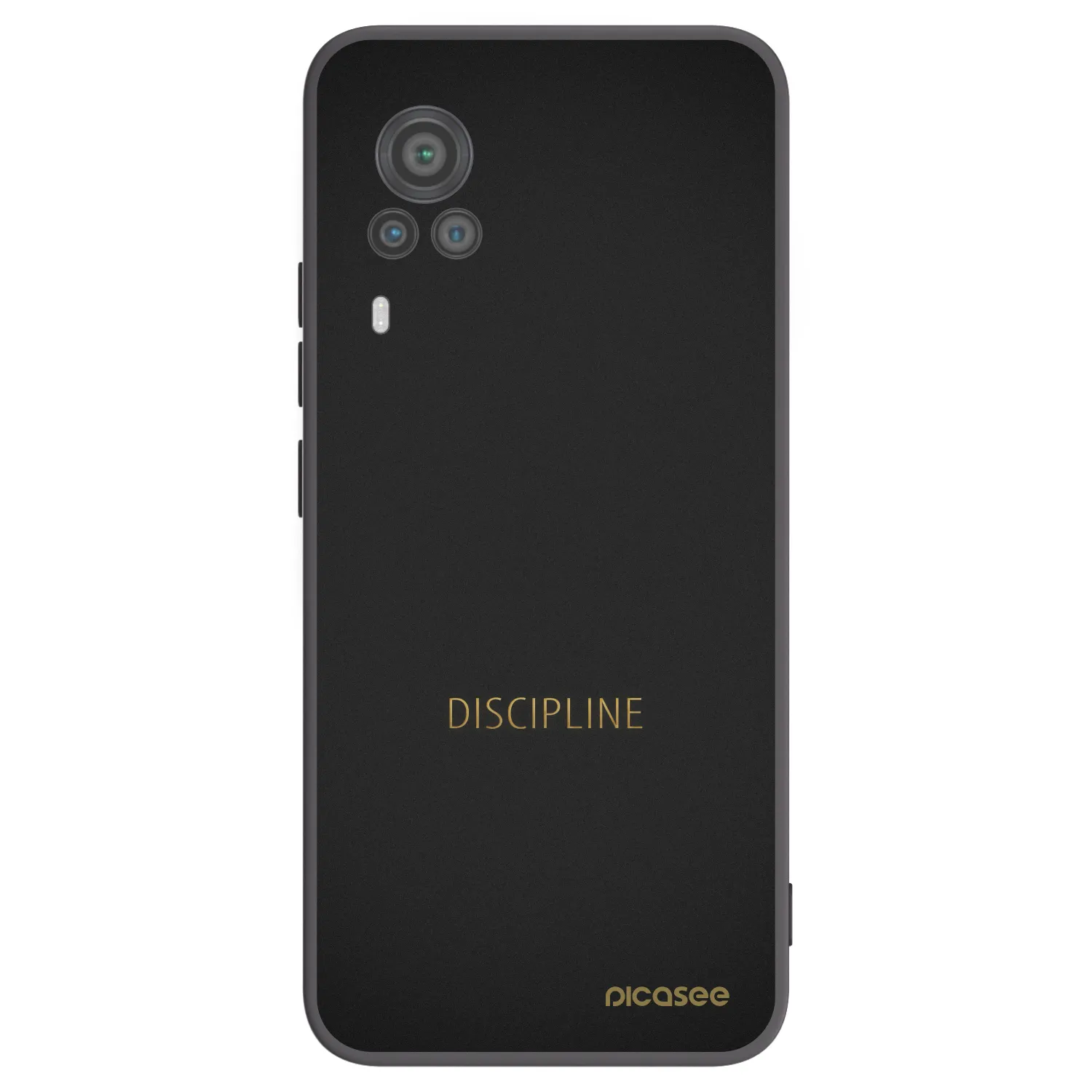 Picasee fekete szilikon tok az alábbi mobiltelefonokra Vivo X60 Pro 5G - Discipline