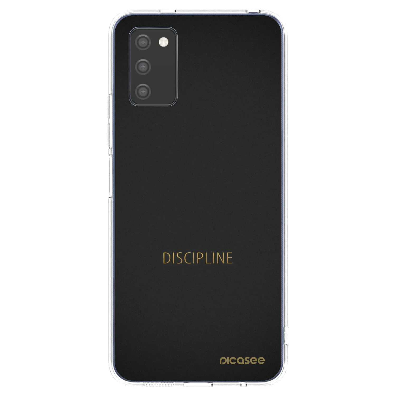 Picasee átlátszó szilikon tok az alábbi mobiltelefonokra Samsung Galaxy A03s A037G - Discipline