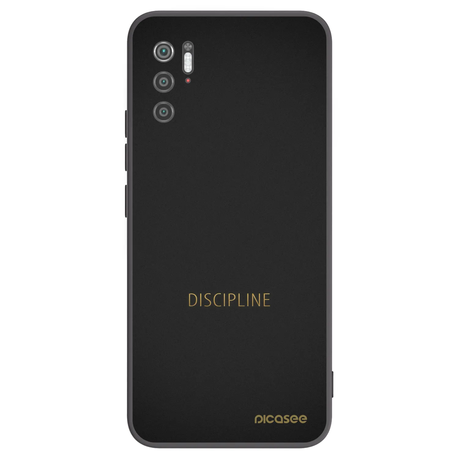 Picasee fekete szilikon tok az alábbi mobiltelefonokra Xiaomi Poco M3 Pro 5G - Discipline