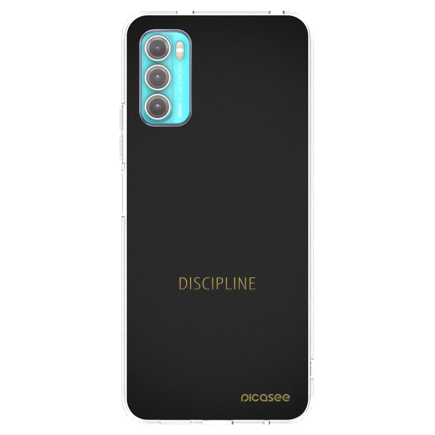 Picasee átlátszó szilikon tok az alábbi mobiltelefonokra Motorola Moto G60 - Discipline