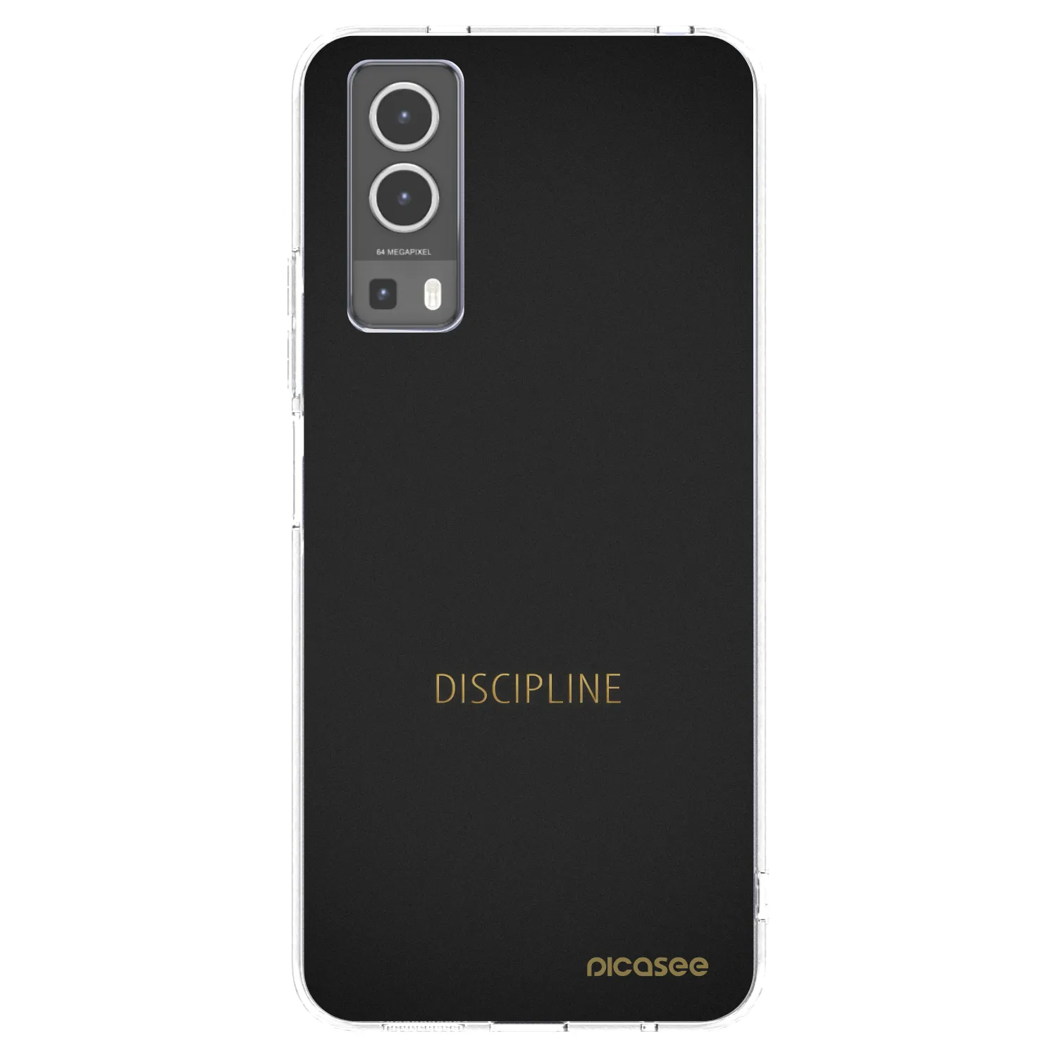 Picasee átlátszó szilikon tok az alábbi mobiltelefonokra Vivo Y72 5G - Discipline