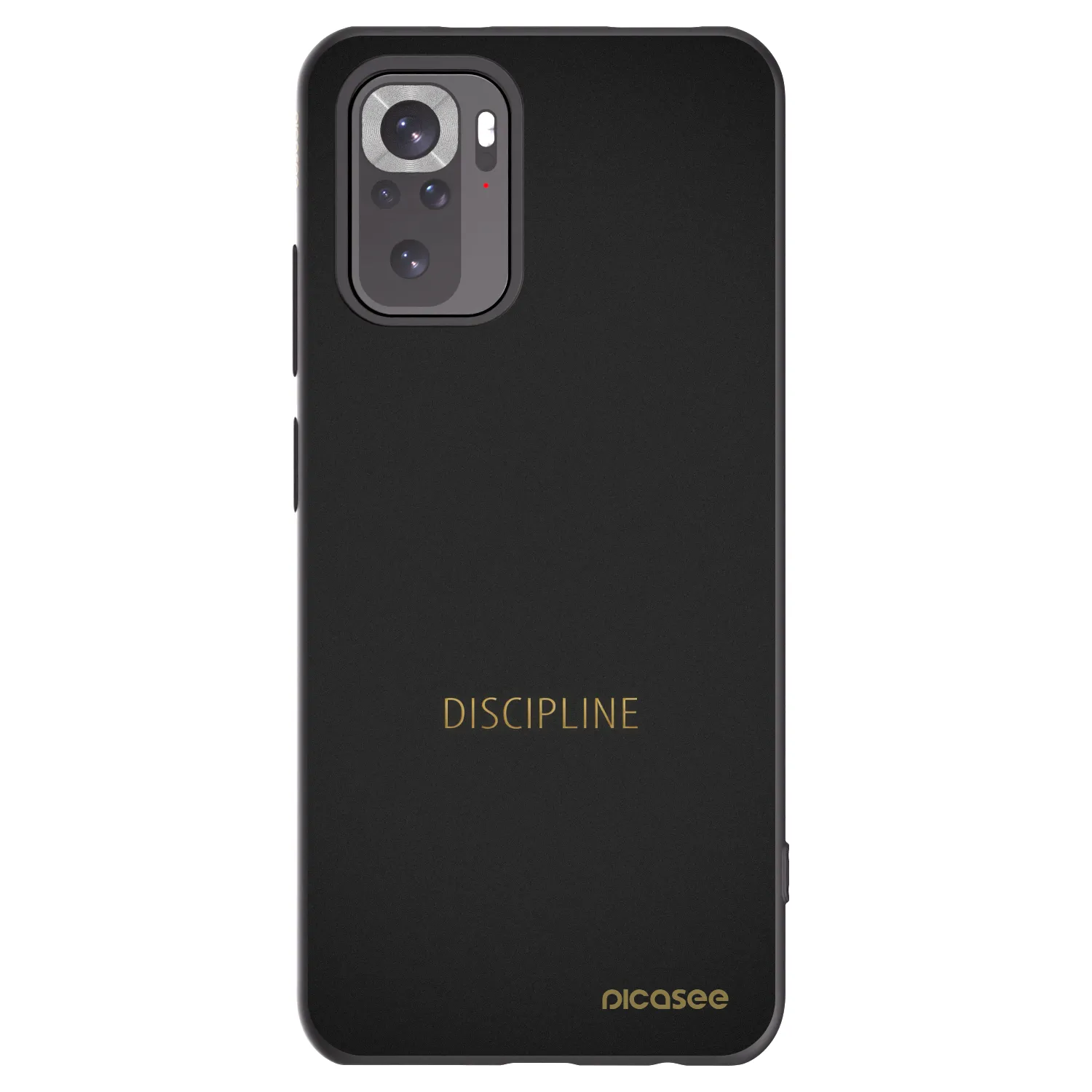Picasee fekete szilikon tok az alábbi mobiltelefonokra Xiaomi Redmi Note 11S 4G - Discipline