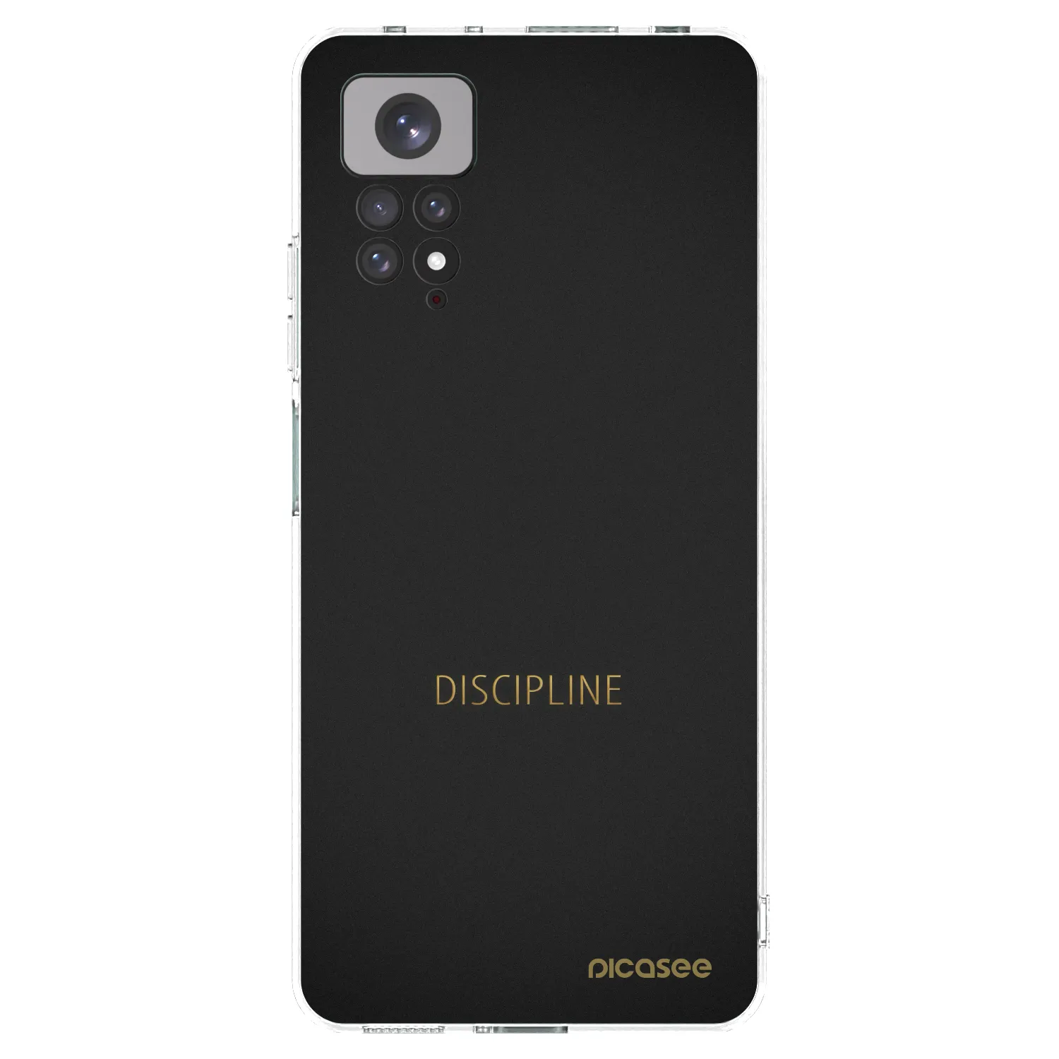 Picasee átlátszó szilikon tok az alábbi mobiltelefonokra Xiaomi Redmi Note 11S 4G - Discipline