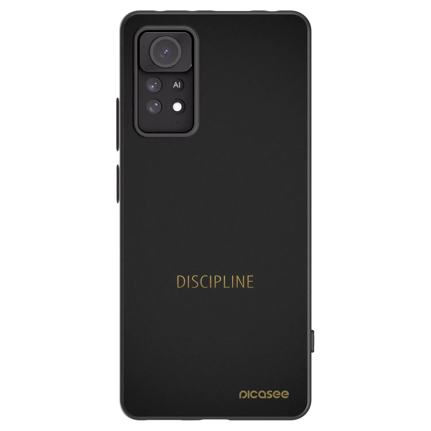 Picasee fekete szilikon tok az alábbi mobiltelefonokra Xiaomi Redmi Note 11 Pro - Discipline