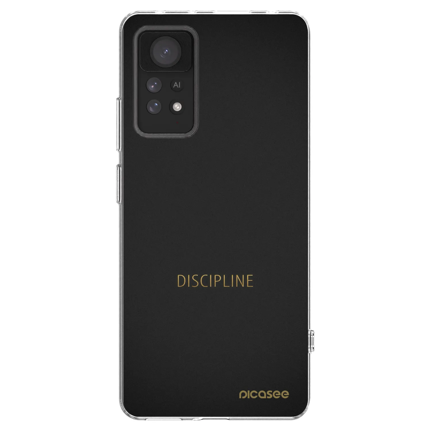Picasee átlátszó szilikon tok az alábbi mobiltelefonokra Xiaomi Redmi Note 11 Pro - Discipline