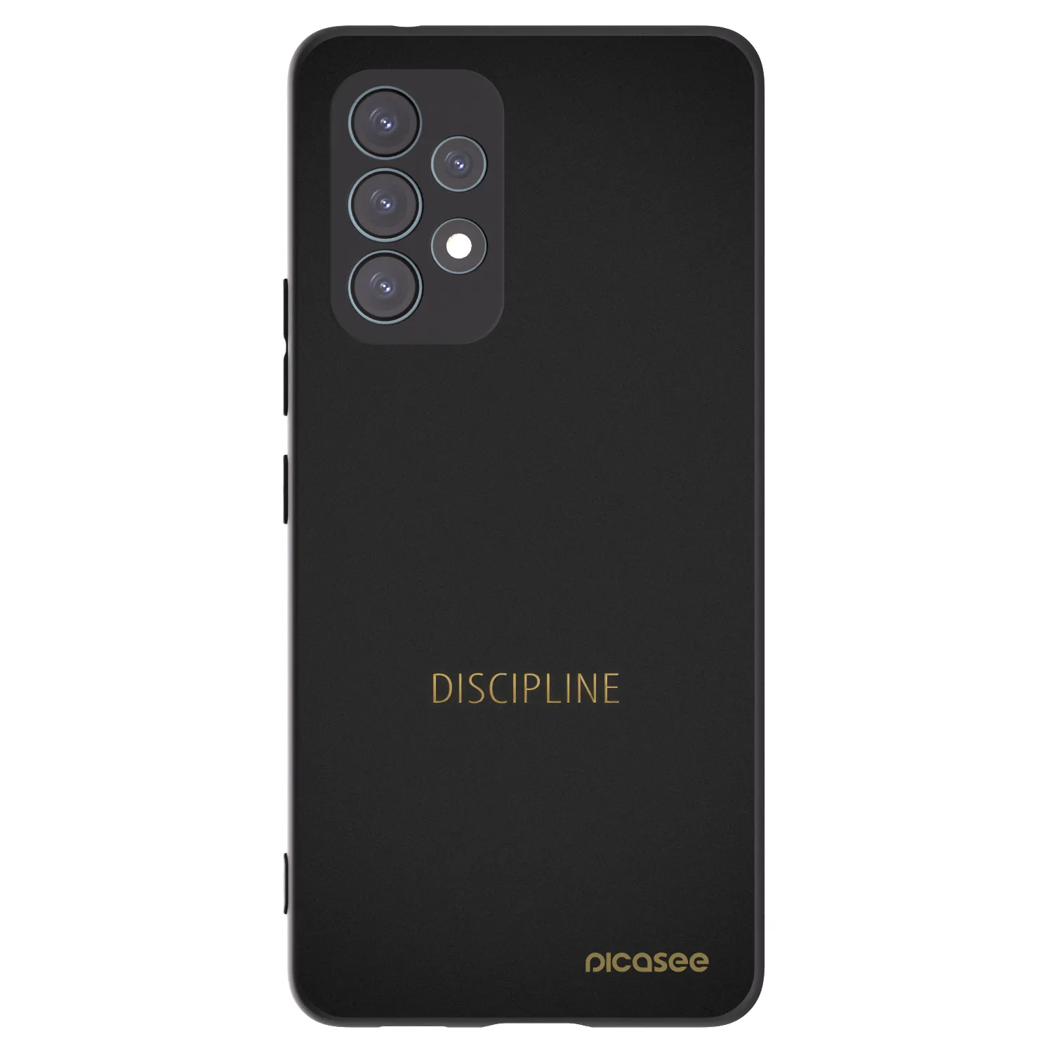 Picasee fekete szilikon tok az alábbi mobiltelefonokra Samsung Galaxy A53 5G A536 - Discipline