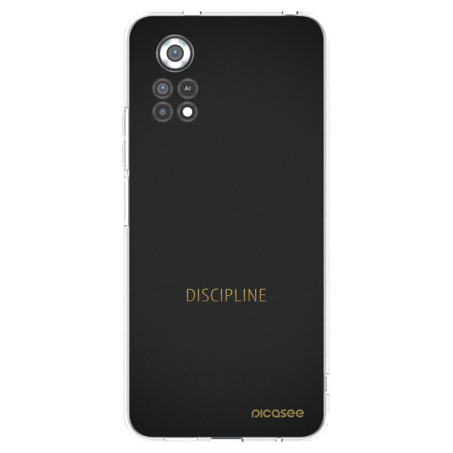 Picasee átlátszó szilikon tok az alábbi mobiltelefonokra Xiaomi Poco X4 Pro 5G - Discipline