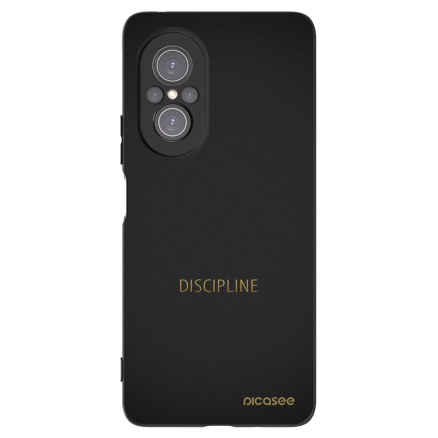 Picasee fekete szilikon tok az alábbi mobiltelefonokra Huawei Nova 9 SE - Discipline